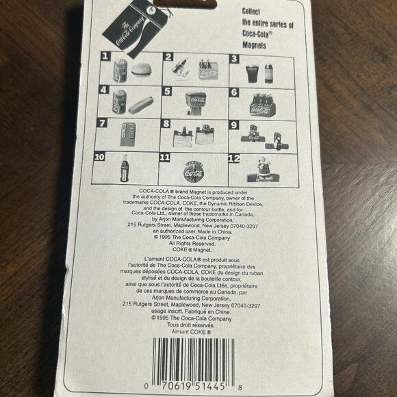 Vintage Coca Cola fridge magnet - Picture 2 of 2